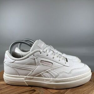 Reebok Womens Royal Techque AR30149 White Casual Shoes Sneakers Size 7.5